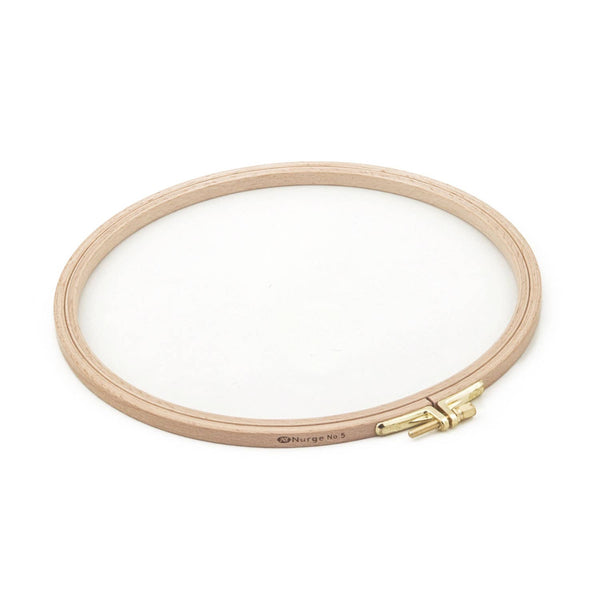 Nurge Beech Embroidery Hoop: 6/16th" x 7.5" diameter