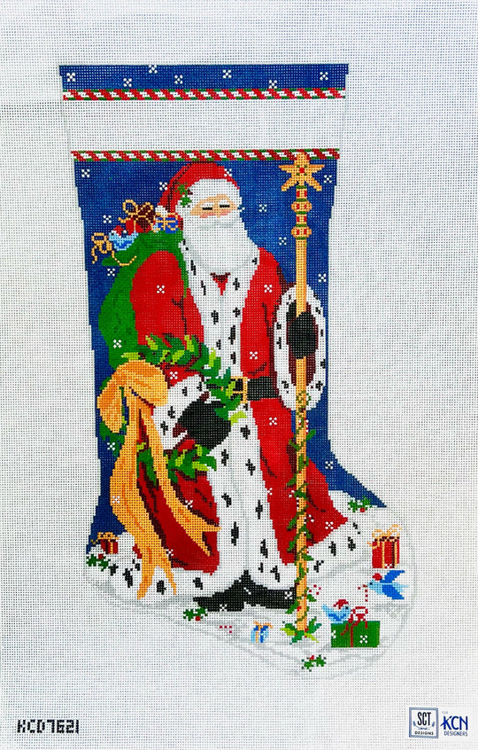KCD7621 Santa at the North Pole Stocking