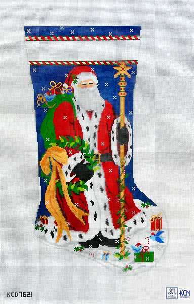 KCD7621 Santa at the North Pole Stocking