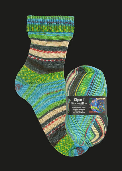 OPAL sock yarn after Hundertwasser