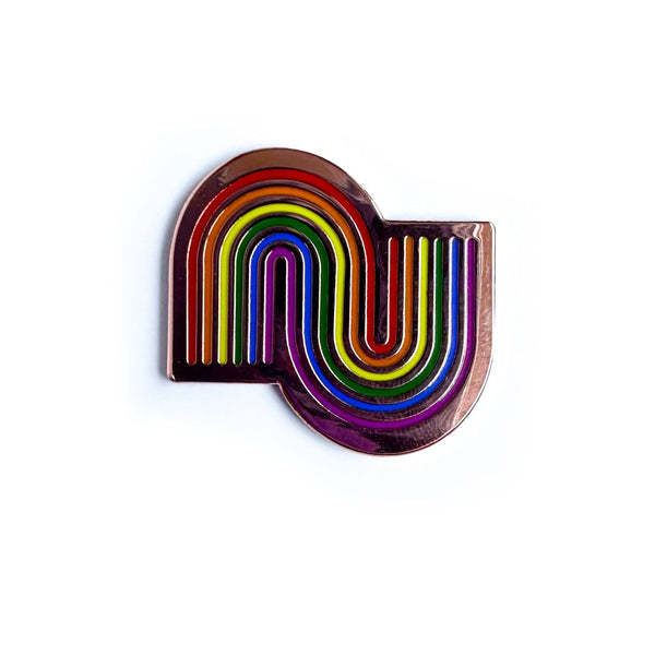Rainbow Squiggle Needle Minder