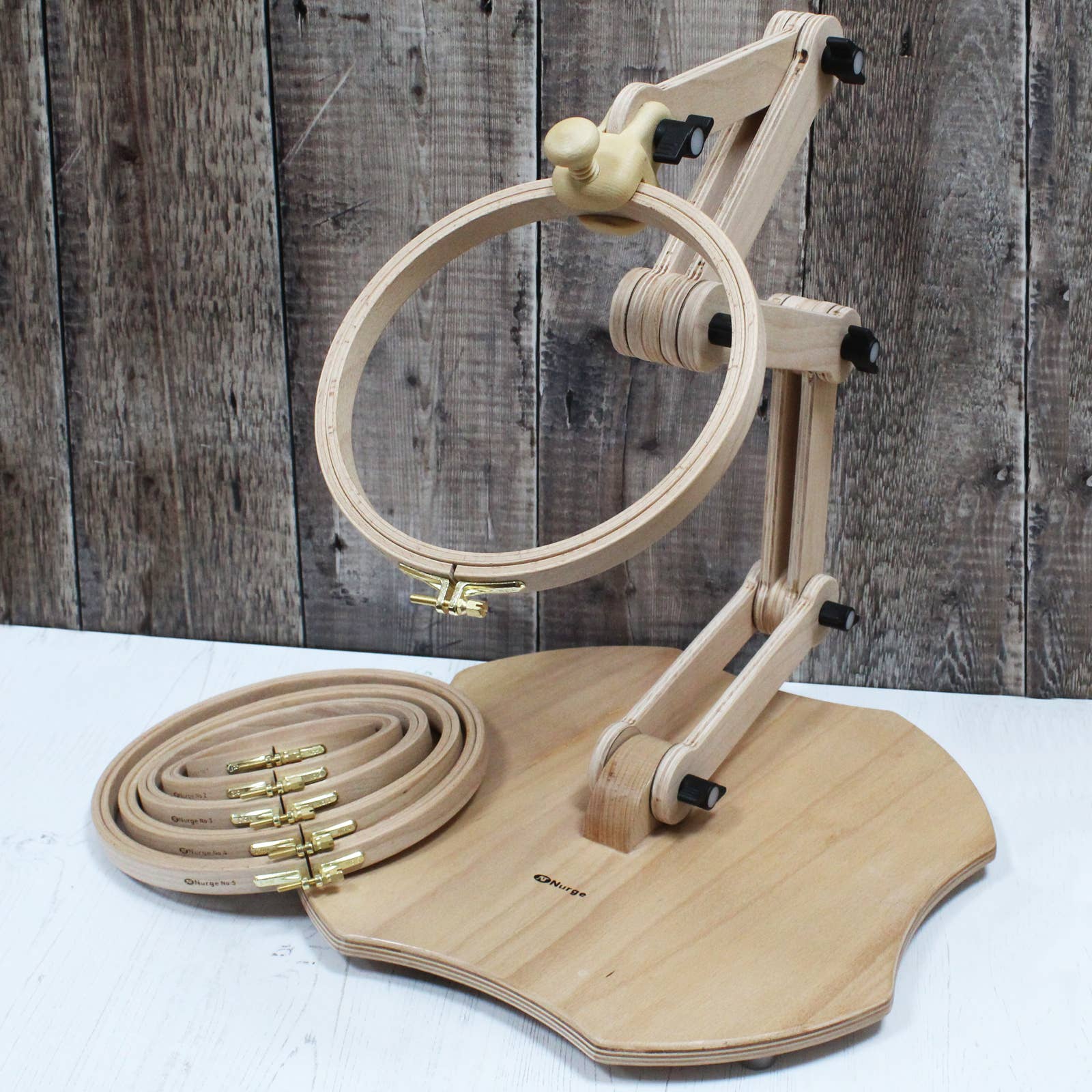 Embodry Stand Nurge Adjustable Embroidery Floor Stand - Needlepoint Joint