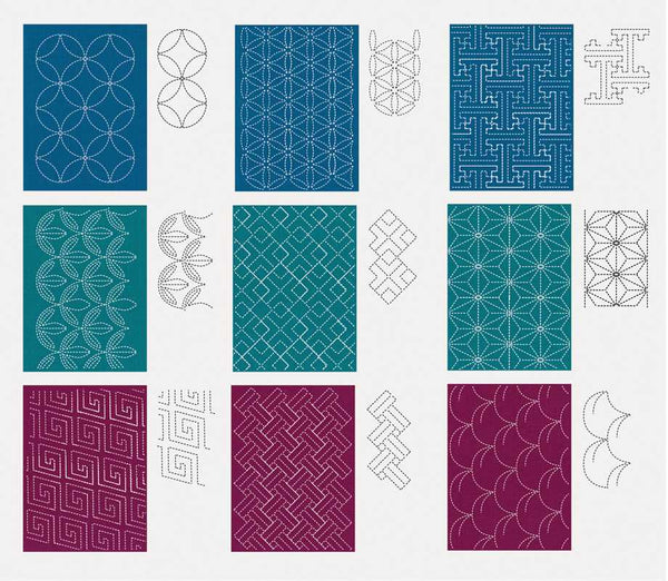 Sashiko Stencils