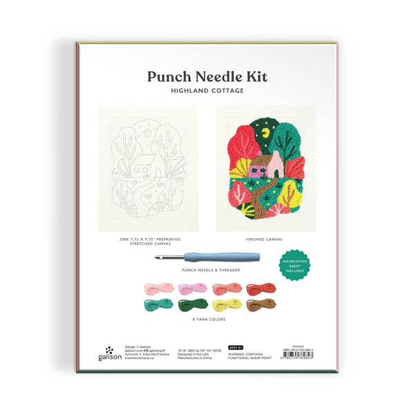 Highland Cottage Punch Needle Kit