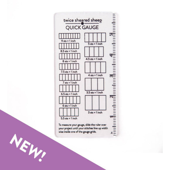 Twice Sheared Sheep Quick Gauge Ruler