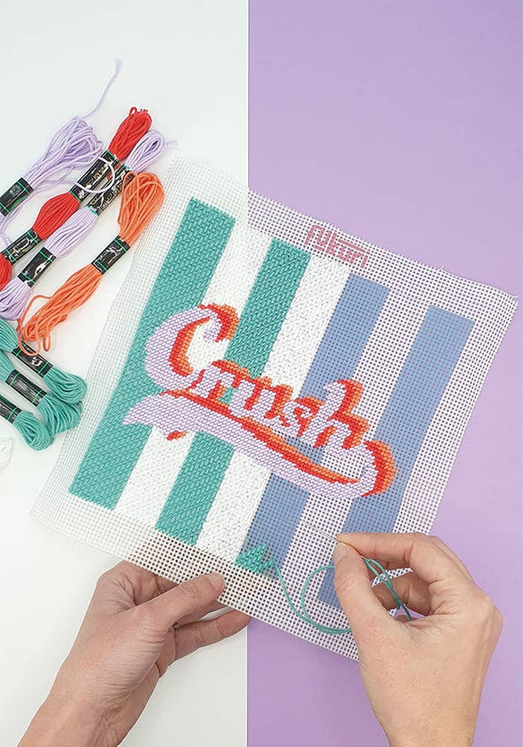 Fukuri Needlepoint kit - CRUSH