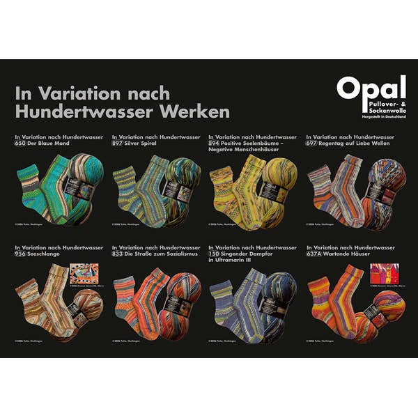 OPAL sock yarn after Hundertwasser