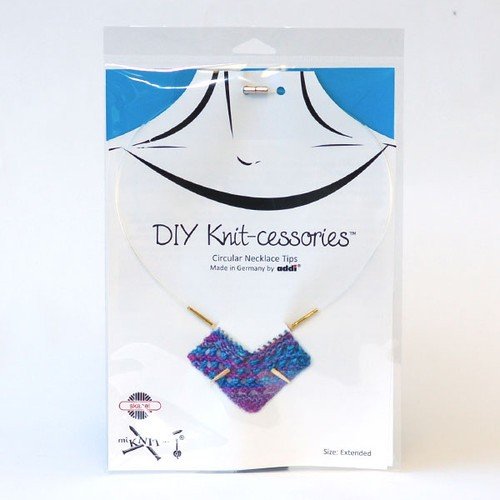 DIY Knit-cessories Circular Necklace Tips