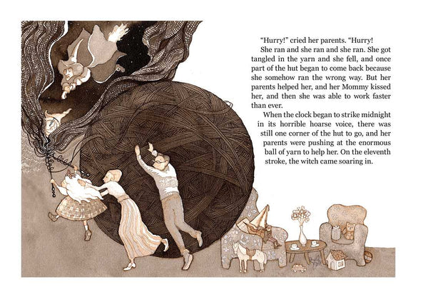 Knitting Witch by Norma Kassirer