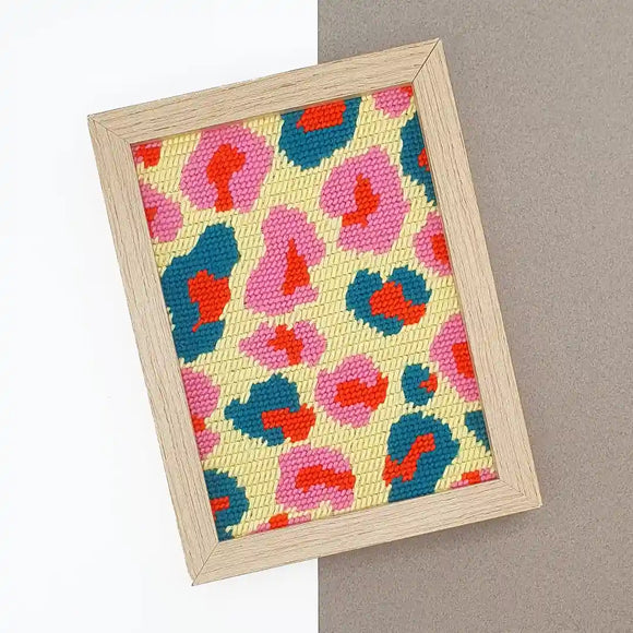 Fukuri Needlepoint kit - Multicolore leopard