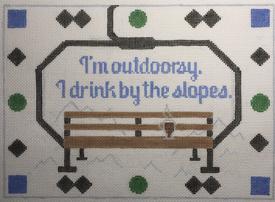 I'm Outdoorsy. I Drink by the Slopes (SD287)
