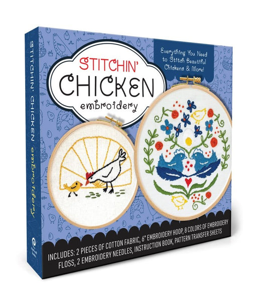 Stitchin' Chicken Embroidery Kit