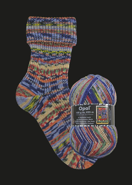 OPAL sock yarn after Hundertwasser