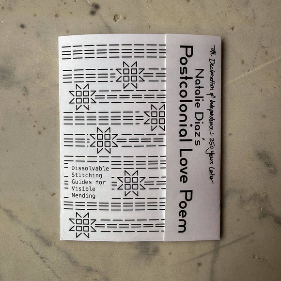 Postcolonial Love Poem . Visible Mending Transfers