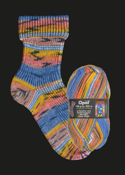 OPAL sock yarn after Hundertwasser