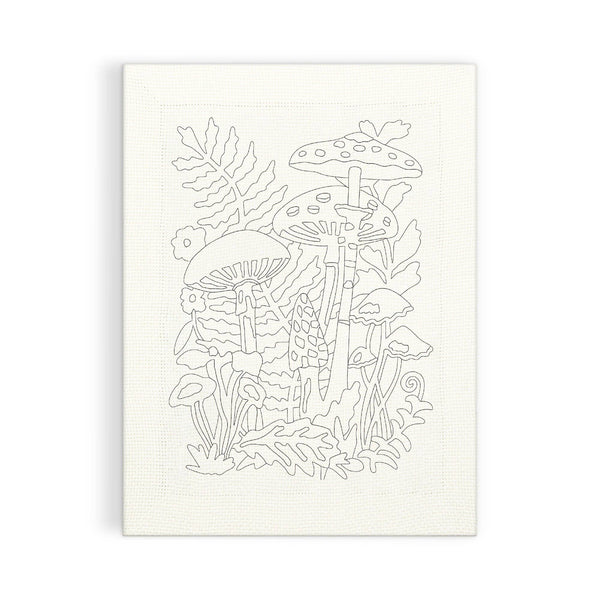 Woodland Mushrooms Punch Needle Kit