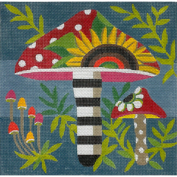 Sunflower Polka Dot Mushrooms (AP4796)