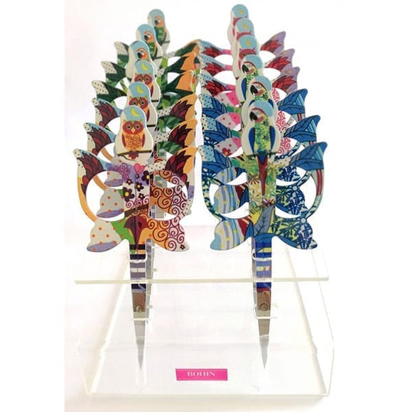 Bohin Owls and Parrots Embroidery Scissors