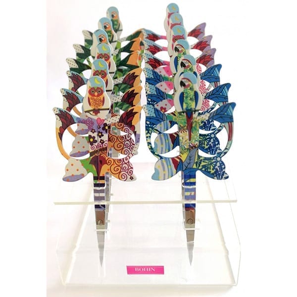 Bohin Owls and Parrots Embroidery Scissors
