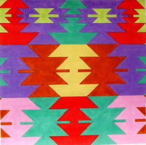 Kilim - Multi color star