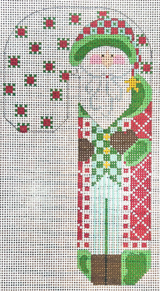 Father Christmas Candy Cane - Red and Green (CH-1397)