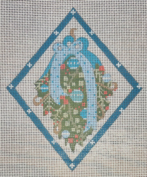 Diamond - Blue Ornaments (CH-1618)