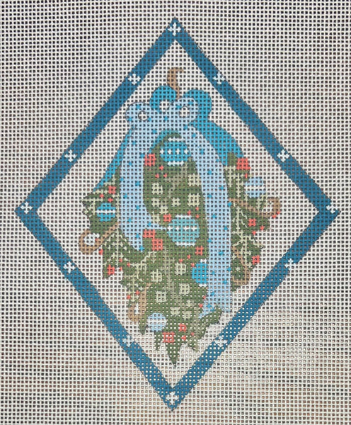 Diamond - Blue Ornaments (CH-1618)