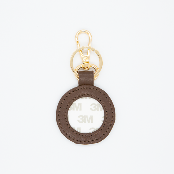Planet Earth Self-Finishing Leather Key Fob
