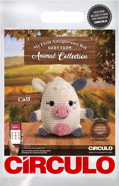Amigurumi Baby Farm Animal Crochet Kit (Beginner)