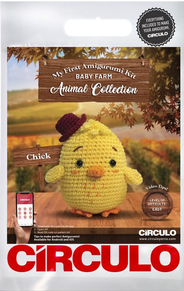 Amigurumi Kit Baby Farm Collection - Chick, on Zoom