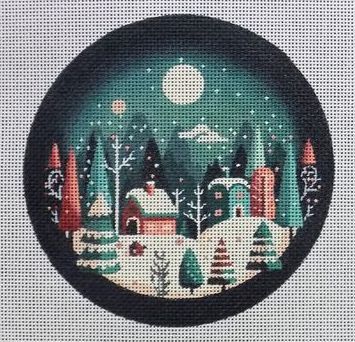 Winter Scene Ornament (XM-3)