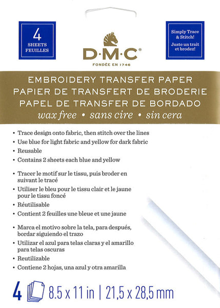 DMC Embroidery Transfer Paper