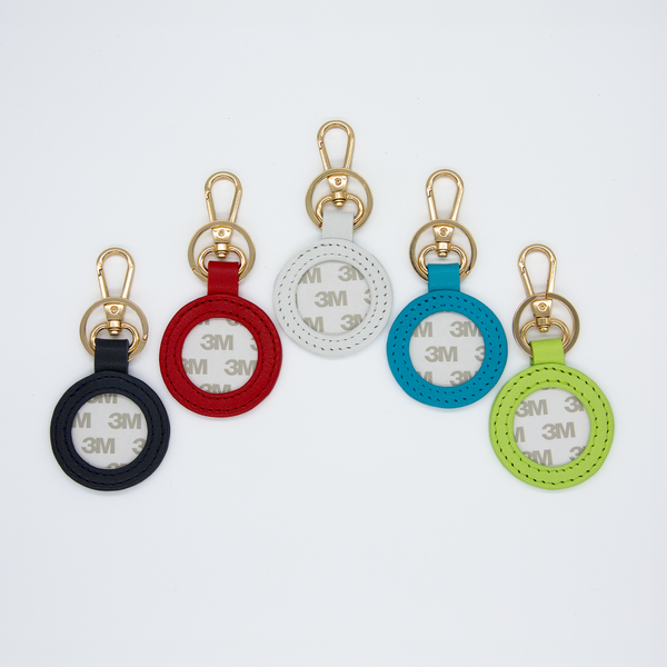 Planet Earth Self-Finishing Leather Key Fob