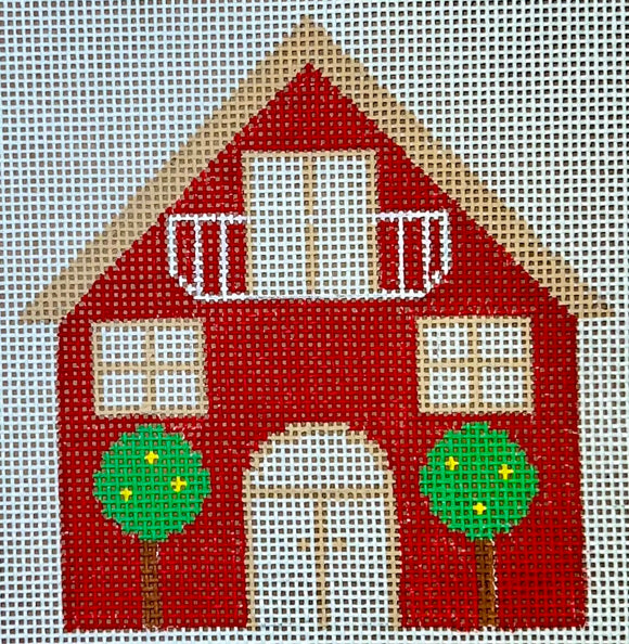 Cottage - Red (HB-407) [Includes stitch guide]
