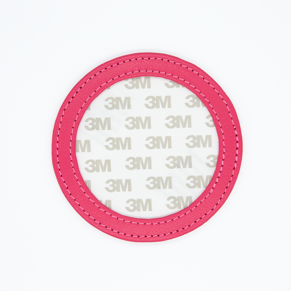 Planet Earth Self-Finishing Round Leather Magnet
