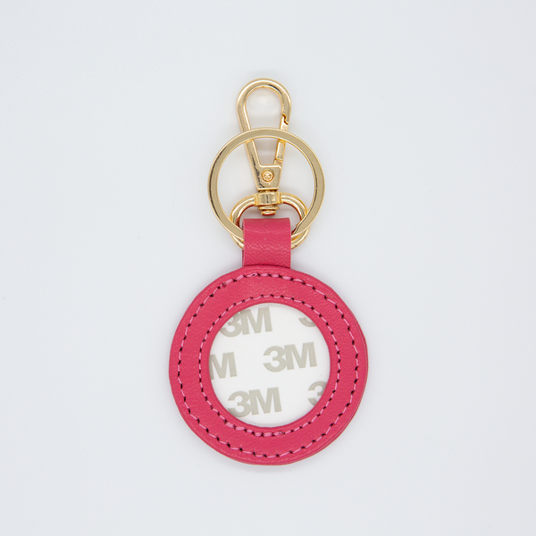 Planet Earth Self-Finishing Leather Key Fob