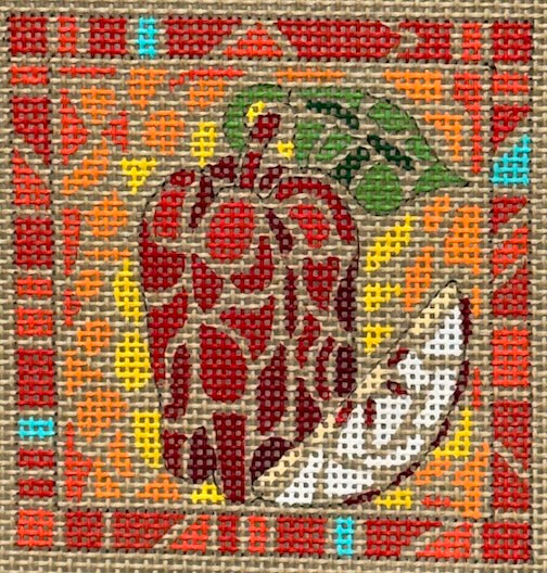 Mosaic Apple coaster