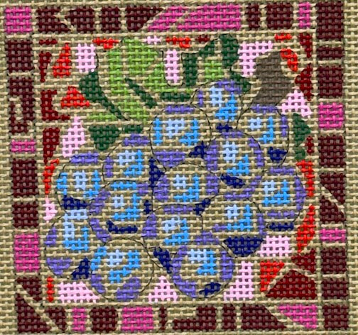 Mosaic Grapes coaster