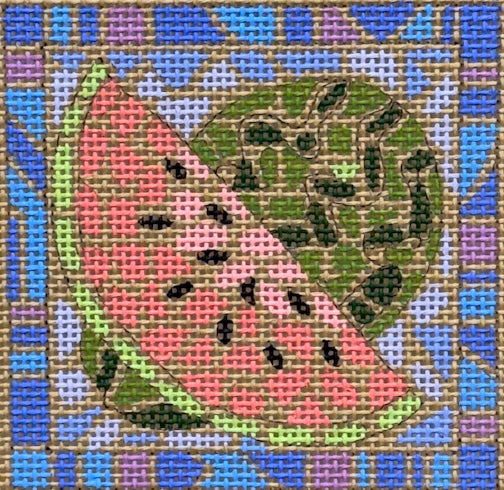 Mosaic Watermelon coaster