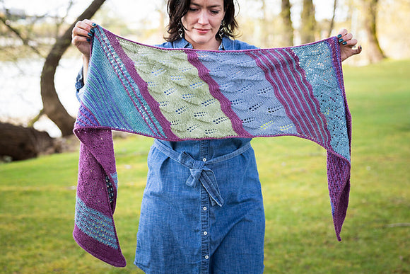 Hebe Sunset Scarf Hit by SweetGeorgia