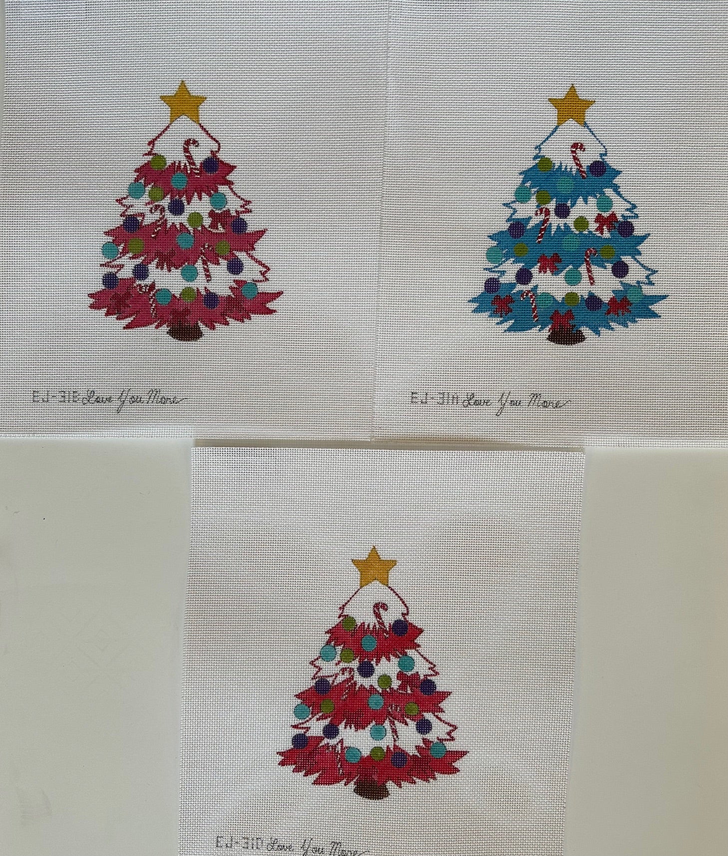 Funky Christmas Tree (EJ-31_) - Needlepoint Joint