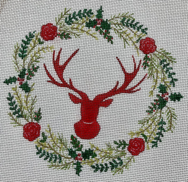 Trophy Deer in Wreath (EJ-17C)