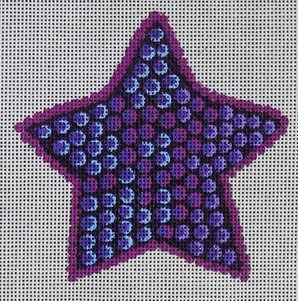 Purple Star Ornament (JTS-44)