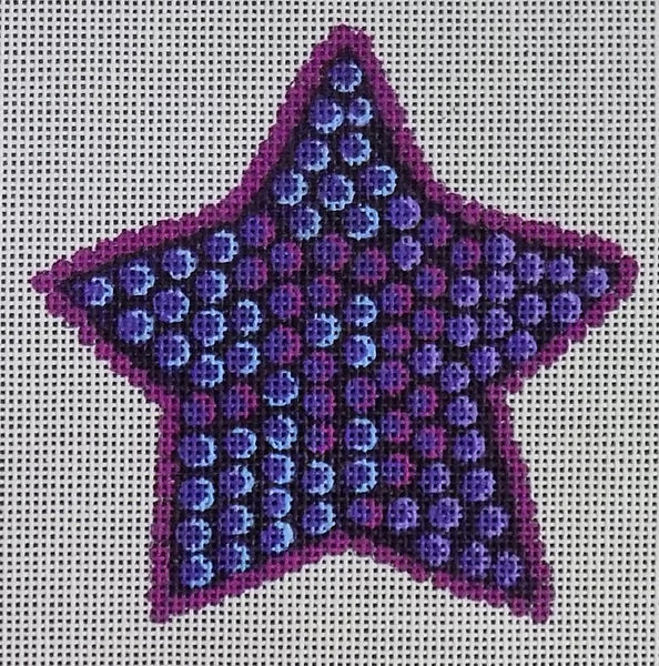 Purple Star Ornament (JTS-44)