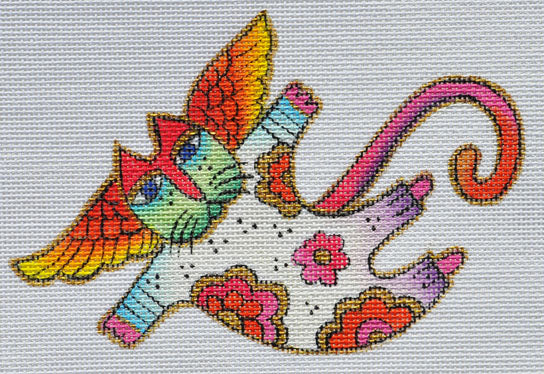 Floral Angel Cat (LB-127)