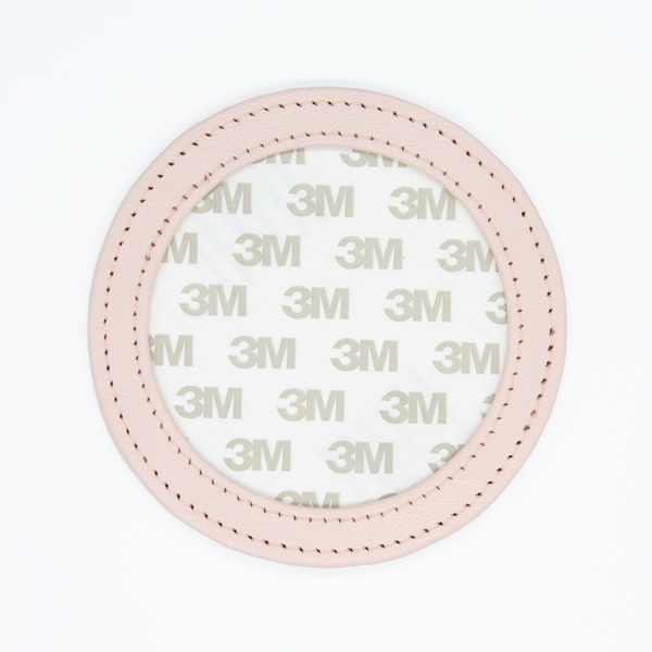 Planet Earth Self-Finishing Round Leather Magnet