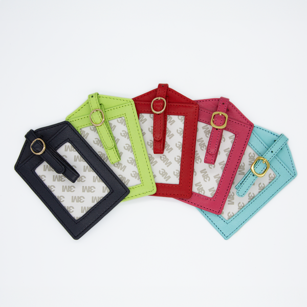 Planet Earth Self-Finishing Leather Luggage Tag