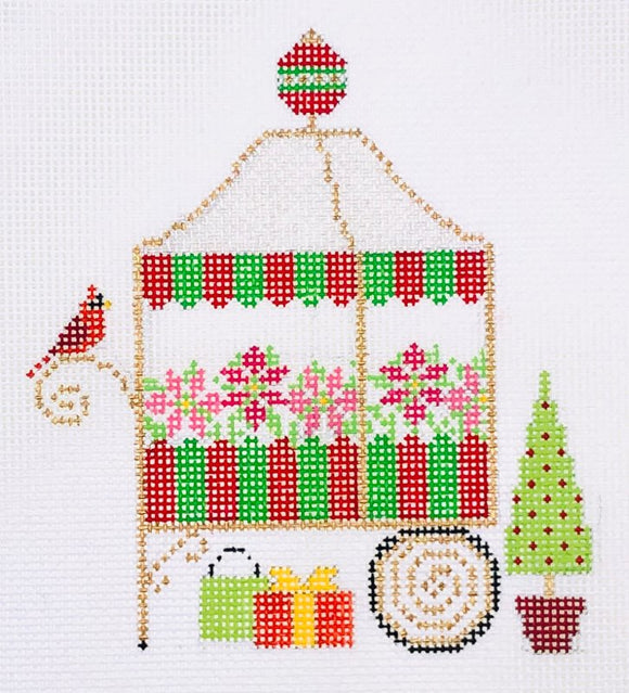 Flower Market Cart - Winter (N130C)