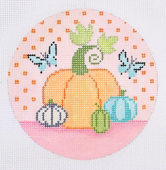 Pumpkin Spice Ornament - Pink Background (N132)