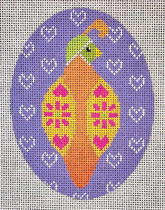 Quail - Violet Background (NQR6)